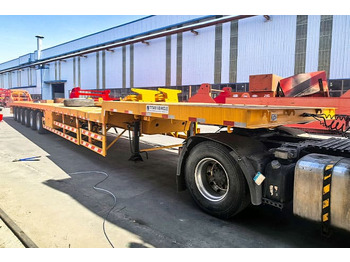 Puspiekabe zema profila platforma TITAN