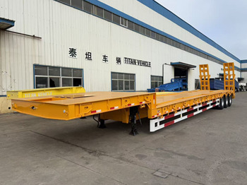 Puspiekabe zema profila platforma TITAN