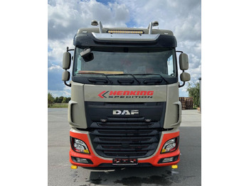Kravas automašīna ar tentu, Kravas auto ar manipulatoru DAF DAF XF 460 FAN + PALFINGER + 16mtr + Lenkachse + EURO 6: foto 2