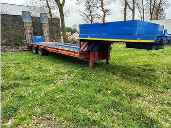 Puspiekabe zema profila platforma