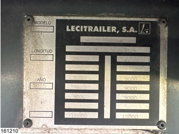 Puspiekabe slēgtā virsbūve Lecitrailer gesloten bak Dhollandia: foto 4