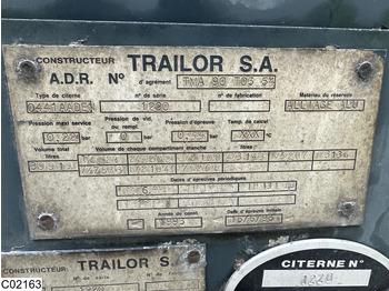 Puspiekabe cisterna Trailor Fuel 39919 Liter, 9 Compartments: foto 4