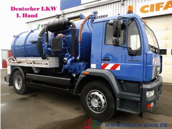 Asenizācijas mašīna MAN 18.220 Hochdruck Saug Spülwagen 10m³ 500L Wasser: foto 1