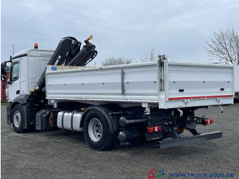 Kravas automašīna pašizgāzējs, Kravas auto ar manipulatoru Mercedes-Benz Antos 1830 Hiab X-HIDUO138E2 Kran +FB 5+6 Kreis: foto 2