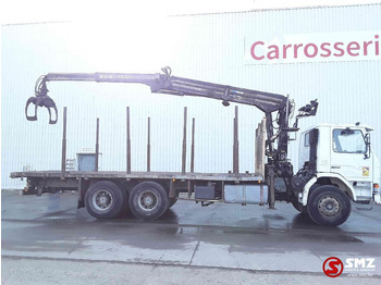 Bortu kravas automašīna/ Platforma, Kravas auto ar manipulatoru Scania 113 360 Diebolt big axle 12 gear retarder: foto 4