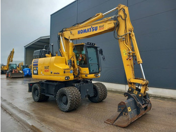 Riteņu ekskavators KOMATSU PW160