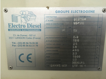 Elektroģenerators Lombardini LDW1204/B2 GENERATOR 16 KVA USED: foto 5