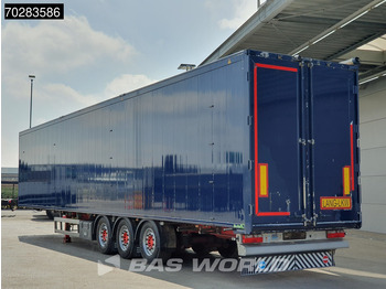 Puspiekabe kustīgās grīdas Knapen K200 3 axles LANG-LKW 10mm Lift Axle Very good condition: foto 2