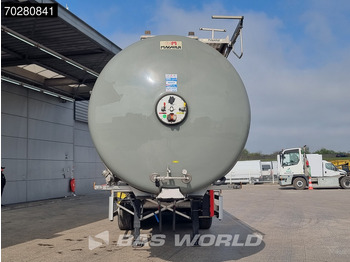 Puspiekabe cisterna pārvadāšana ēdiena Magyar SR A1 Food - ADR / alcohol / 4 comp Inox steel: foto 3