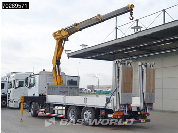 Bortu kravas automašīna/ Platforma, Kravas auto ar manipulatoru Mercedes-Benz Antos 2542 6X2 Fassi F330A023 Crane Kran Hydraulic ramps Retarder Lift+steering Euro 6: foto 2