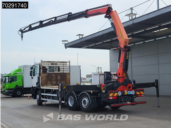 Bortu kravas automašīna/ Platforma, Kravas auto ar manipulatoru Renault C 380 6X2 Palfinger PK 22002 EH Crane Optibrake Euro 6: foto 2