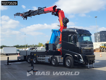 Jaunā Bortu kravas automašīna/ Platforma, Kravas auto ar manipulatoru Volvo FH 500 8X2 Palfinger PK92002 SH Crane + Fly-Jib Winch VEB+ Euro 6: foto 3