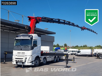 Jaunā Bortu kravas automašīna/ Platforma, Kravas auto ar manipulatoru Volvo FH 500 8X2 Palfinger PK92002 SH JIB Kran Lift-Lenkachse Navi Euro 6: foto 3