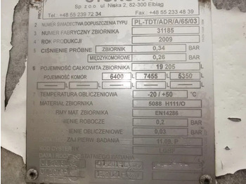 Autocisterna Scania R380 6X2 19200 LITER TANK,MANUAL GEARBOX: foto 5