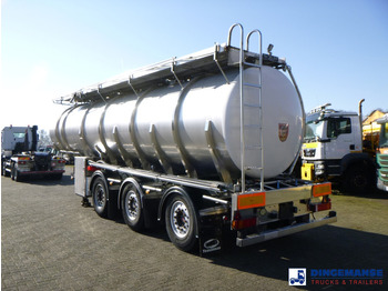 Puspiekabe cisterna Burg Food tank inox 30.3 m3 / 3 comp: foto 3