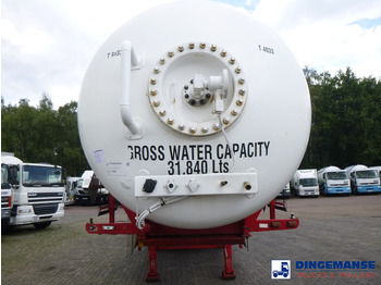 Puspiekabe cisterna Clayton Gas tank steel 31.8 m3 (low pressure 10 bar): foto 5