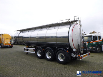 Puspiekabe cisterna Crane Fruehauf Chemical tank inox 32.8 m3 / 1 comp: foto 3 Puspiekabe cisterna Crane Fruehauf Chemical tank inox 32.8 m3 / 1 comp: foto 3