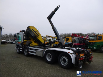 Kravas auto ar manipulatoru DAF CF 85.410 8x2 Hyva container hook + crane: foto 4