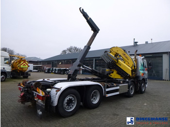 Kravas auto ar manipulatoru DAF CF 85.410 8x2 Hyva container hook + crane: foto 3