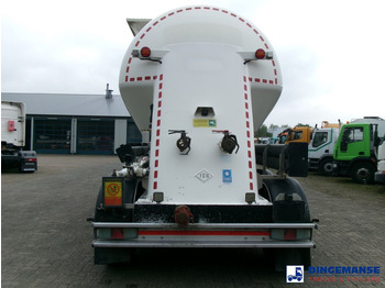 Puspiekabe cisterna Feldbinder Powder tank alu 36 m3 / 1 comp: foto 5
