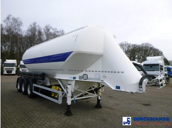 Puspiekabe cisterna Feldbinder Powder tank alu 36 m3 / 1 comp: foto 2