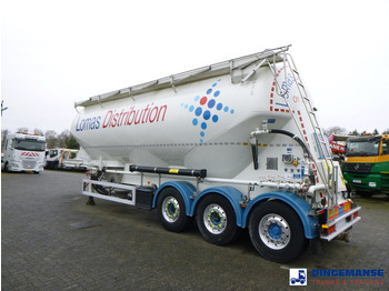 Puspiekabe cisterna Feldbinder Powder tank alu 50 m3 / 1 comp: foto 3