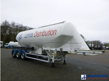 Puspiekabe cisterna Feldbinder Powder tank alu 50 m3 / 1 comp: foto 2