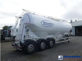 Puspiekabe cisterna Feldbinder Powder tank alu alu 49 m3 / 1 comp: foto 4