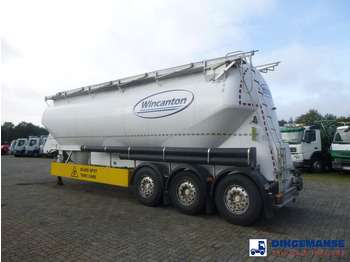 Puspiekabe cisterna Feldbinder Powder tank alu alu 49 m3 / 1 comp: foto 3