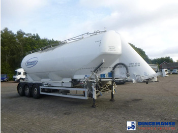 Puspiekabe cisterna Feldbinder Powder tank alu alu 49 m3 / 1 comp: foto 2
