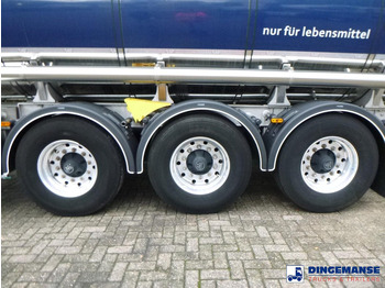 Puspiekabe cisterna LAG Food tank inox 32 m3 / 3 comp + pump: foto 5