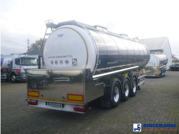 Puspiekabe cisterna LAG Food tank inox 32m3 / 3 comp + pump + steam heating + webasto: foto 4