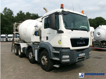 Betonvedējs MAN TGS 32.360 8X4 Euro 6 Liebherr concrete mixer 8 m3 + belt: foto 2