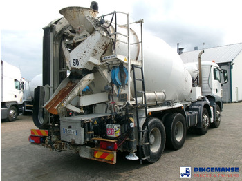 Betonvedējs MAN TGS 32.360 8X4 Euro 6 Liebherr concrete mixer 8 m3 + belt: foto 4