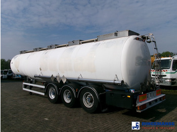 Puspiekabe cisterna Magyar Chemical tank inox L4BH 34 m3 / 1 comp: foto 4