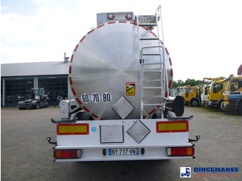 Puspiekabe cisterna Magyar S34SD1A // Fuel tank inox 38.4 m 3 / 8comp: foto 5