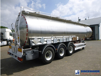 Puspiekabe cisterna Magyar S34SD1A // Fuel tank inox 38.4 m 3 / 8comp: foto 4