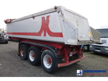 Puspiekabe pašizgāzējs Meierling Tipper trailer alu 21 m3 + tarpaulin: foto 4