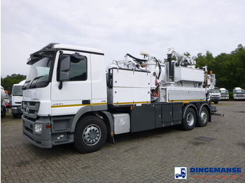 Asenizācijas mašīna Mercedes-Benz Actros 2541 6x2 RHD E5 Huwer vacuum tank / hydrocureur 12 m3: foto 5