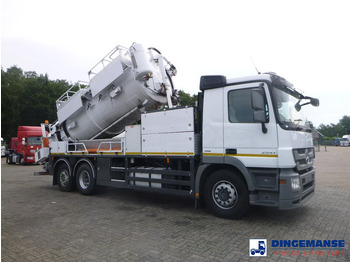 Asenizācijas mašīna Mercedes-Benz Actros 2541 6x2 RHD E5 Huwer vacuum tank / hydrocureur 12 m3: foto 2
