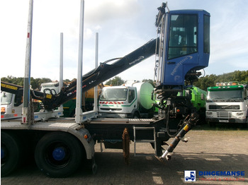 Kokvedējs, Kravas auto ar manipulatoru Mercedes-Benz Actros 2663 6x4 Euro 6 loglift F96 crane timber truck: foto 5
