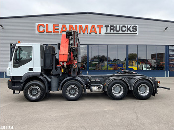 Kravas auto ar manipulatoru Iveco Stralis AD410T44 8x4 Palfinger 44 Tonmeter laadkraan + Fly-Jib Just 222.398 km!: foto 5