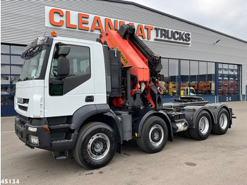 Kravas auto ar manipulatoru Iveco Stralis AD410T44 8x4 Palfinger 44 Tonmeter laadkraan + Fly-Jib Just 222.398 km!: foto 4