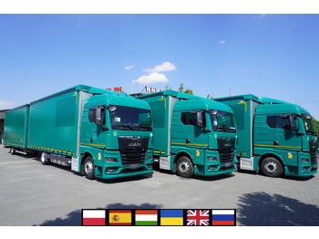 Kravas automašīna ar tentu MAN TGX 18.470