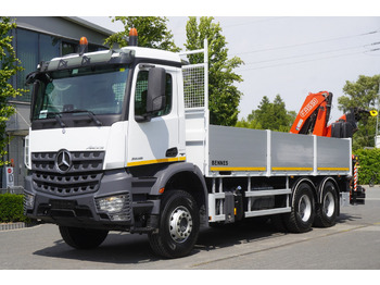 Autoceltnis MERCEDES-BENZ AROCS 2636 Flatbed / HDS FASSI F175 7.7 T / 150,000 km: foto 3