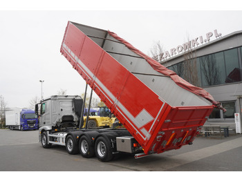 Bortu kravas automašīna/ Platforma MERCEDES-BENZ Actros 3563 8x4 / Tipper for grain 20 t load capacity: foto 5