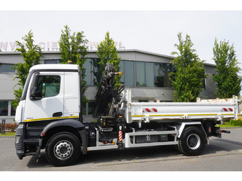 MERCEDES-BENZ Arocs 1833 / 87,000 km!!! / Hds HIAB X-DUO 128 B-2 / three-sided tipper līzingu MERCEDES-BENZ Arocs 1833 / 87,000 km!!! / Hds HIAB X-DUO 128 B-2 / three-sided tipper: foto 5