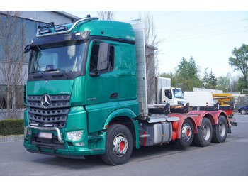 Kravas auto ar manipulatoru pārvadāšana koksnes Mercedes-Benz Arocs 3563 8 × 4 / 630 HP / steered axle / Logging superstructure: foto 3