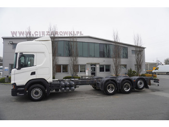 Kravas auto ar manipulatoru Scania G540 8x4 / Chassis 8.7 m / Steered axle / 2021: foto 3