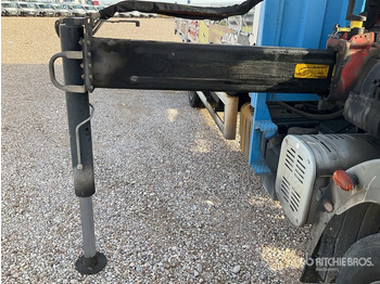 Bortu kravas automašīna/ Platforma, Kravas auto ar manipulatoru 2008 Iveco Eurocargo 120E22 2005 Palfinger PK7501 Articulat ... Flatbed Truck with Crane: foto 5